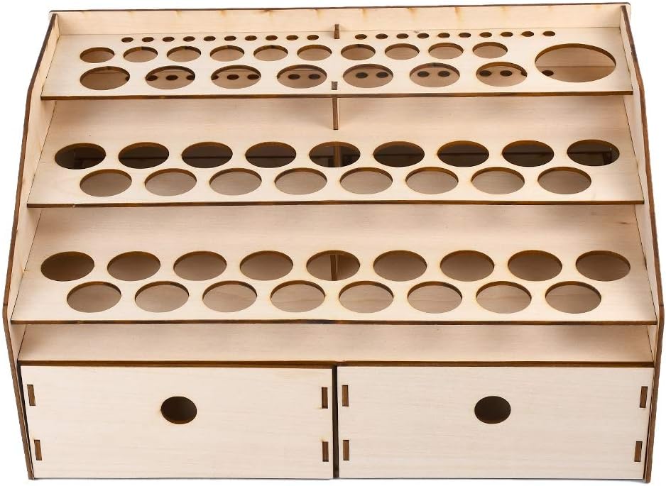 DIY Organizer Paint Bottles Display Holder Stand Tool