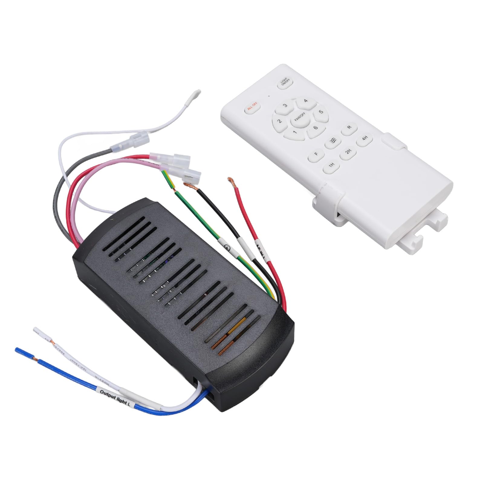 Kit de Télécommande Universelle pour Ventilateur de Plafond – Contrôle Longue Distance, Fonction de Synchronisation et compatibilité Universelle pour Lampe de Ventilateur de Plafond