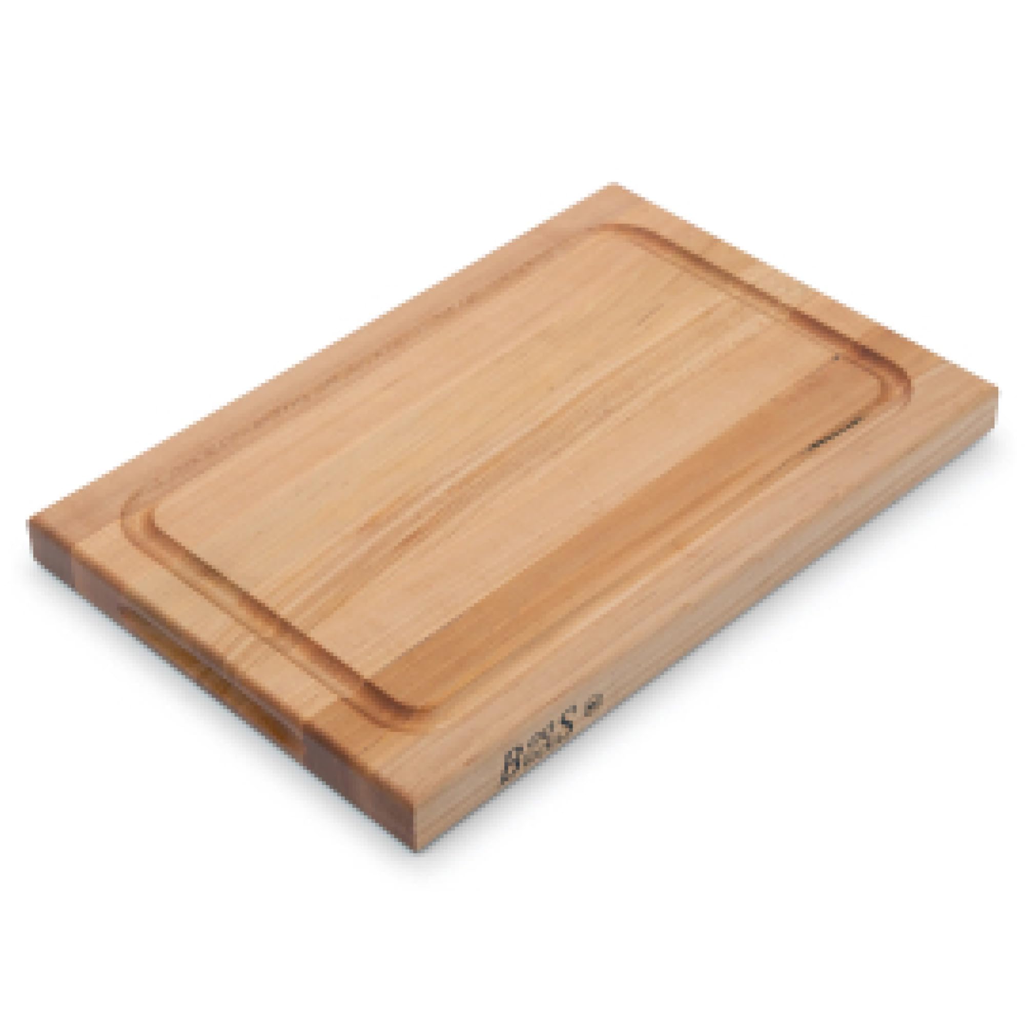 Boos Block Pro Chef-Groove - Tabla Cortar Cocina Profesional – Ranura Para Jugo - Reversible – Tabla Madera Cocina Grande - 46 x 31 x 4 cm