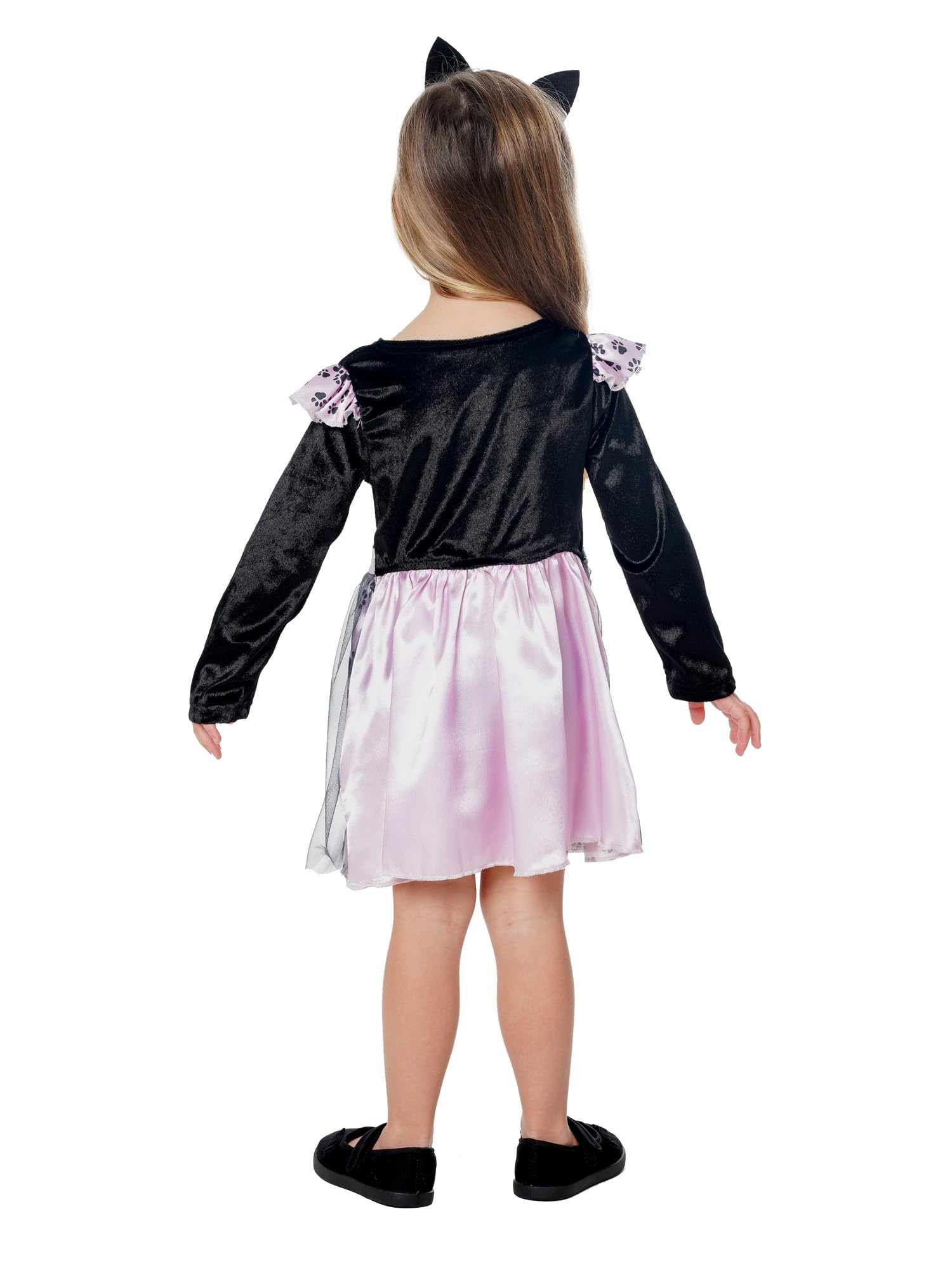 Bristol Novelty Cat Costume for Toddlers and Kids - 3-4 Years Halloween, Black - Image 2