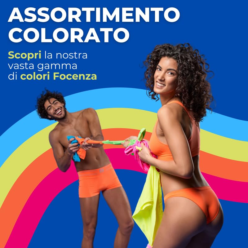 FOCENZA Set 3 Pezzi Body Donna in Morbida Microfibra Elasticizzata con Spalline Sottili, Intimo Donna Confortevole ed Elastico in Vari Colori, Made in Italy