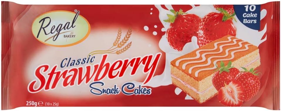 Regal Classic Strawberry Snack Cakes, 250 g