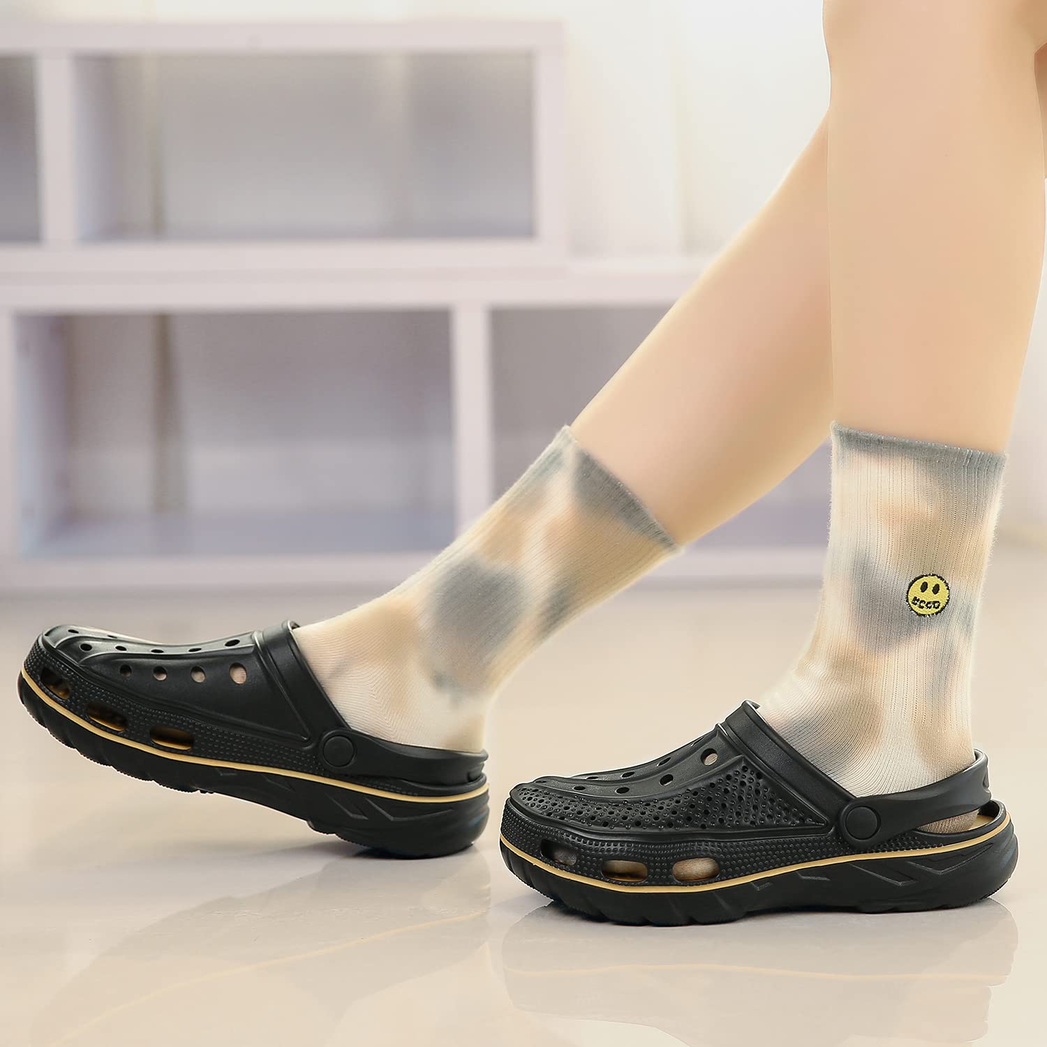 INMINPIN Zoccoli e Sabot Donna Uomo Antiscivolo Scarpe da Giardino Sandali da Spiaggia Estate Pantofole da All'aperto con Supporto per Arco