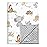 BORITAR Baby Blanket for Unisex Boys Girls, Super Soft Nursery Minky Fabric with Woodland Animal Party Front and Dotted Fleece Backing for Toddler Stroller Crib Shower Gifts, 30 x 40 Inch