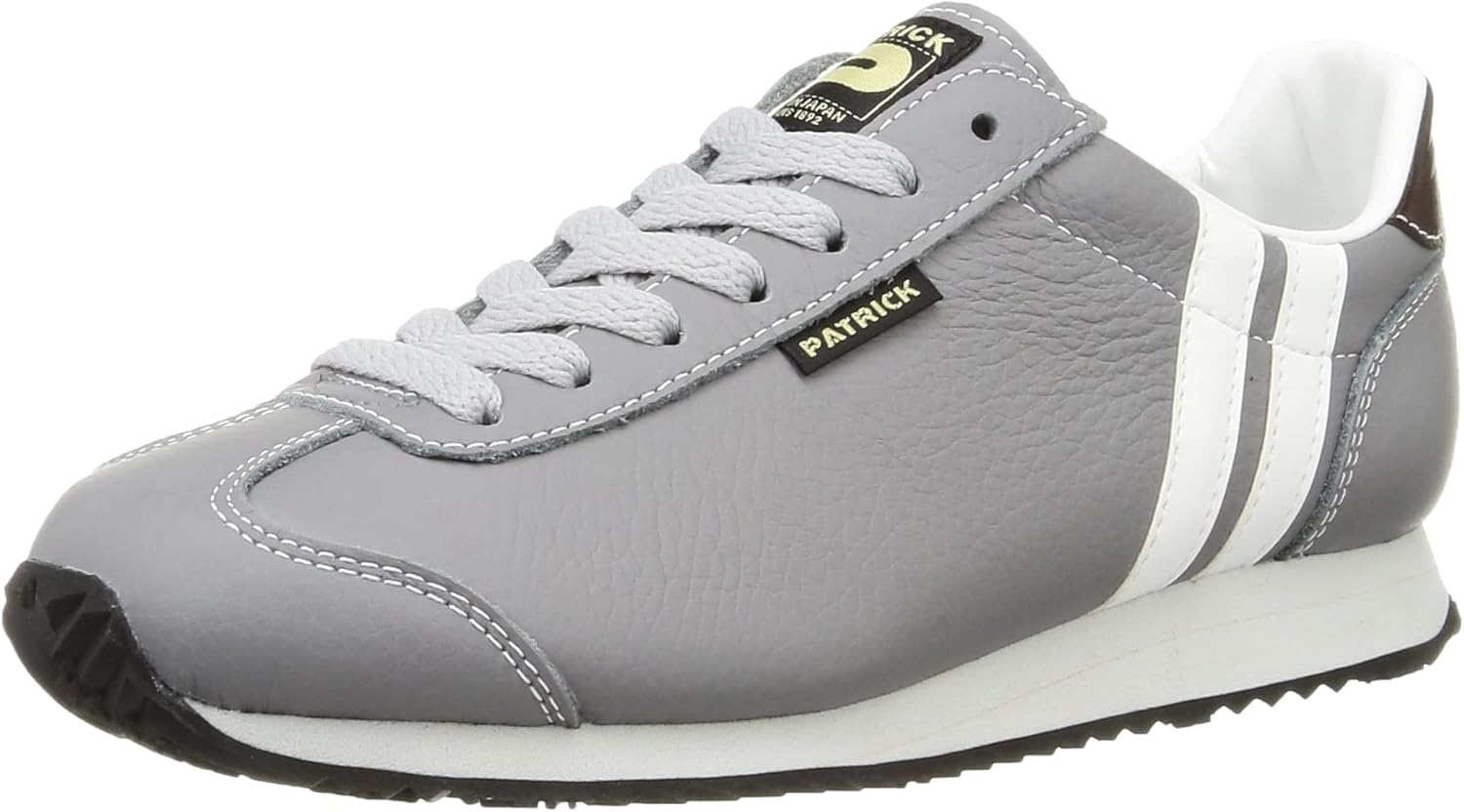 Patrick Nevada Two Sneakers, Made in Japan, gray (stone), 6 US