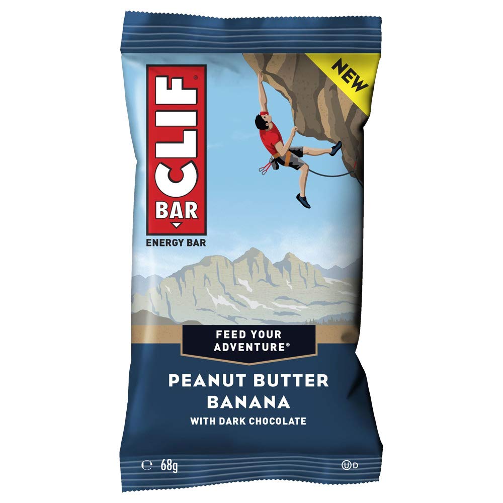 CLIF BarPeanut Butter Banana with Dark Chocolate Nutrition Bars, 68 g