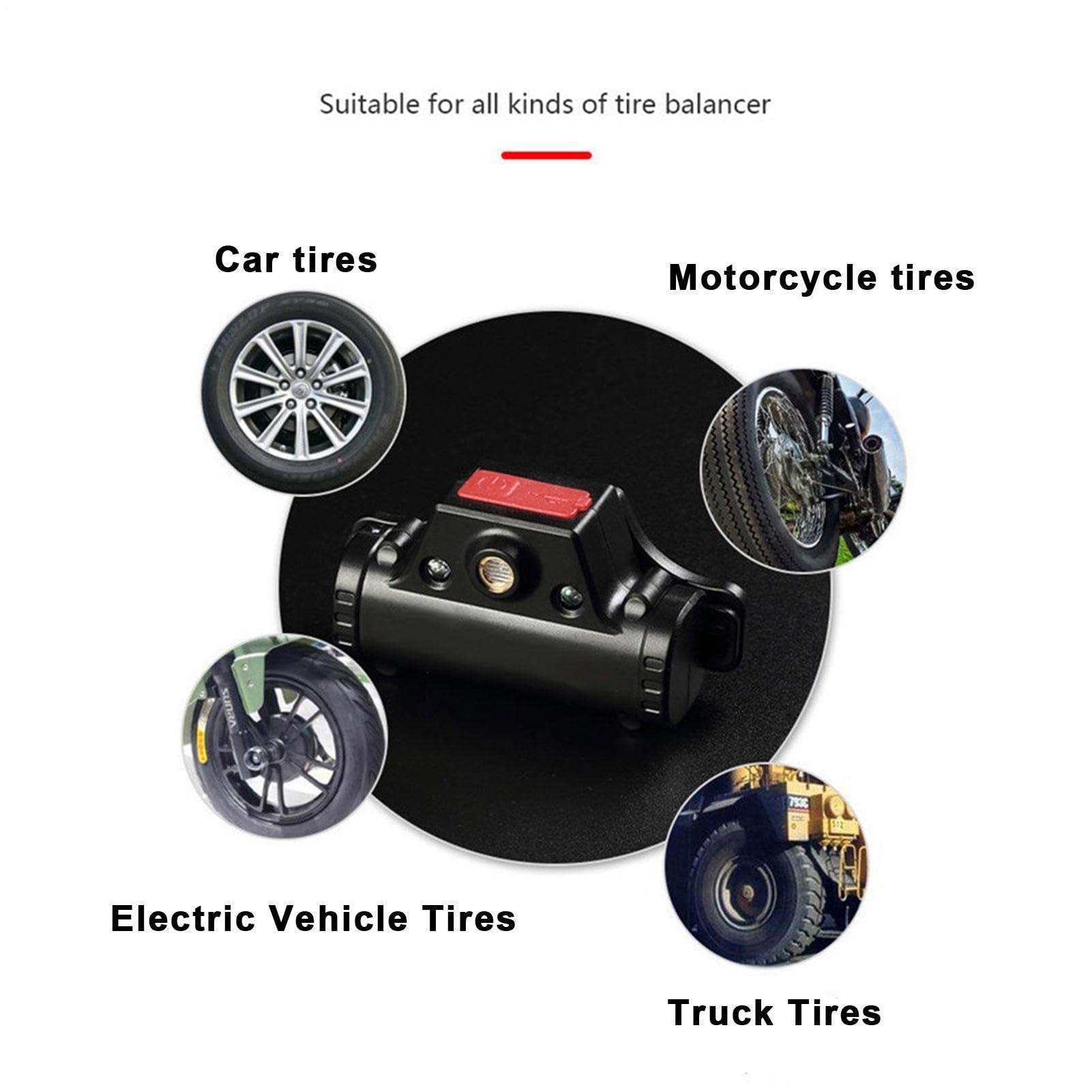 STAB - Équilibrage Pneus Pour Jantes, Réglable | Localisateur D'STAB De Roues, Outil D'équilibrage De Voiture Avec Port De Charge USB 2 Lumières LED Pour Voiture, Bi
