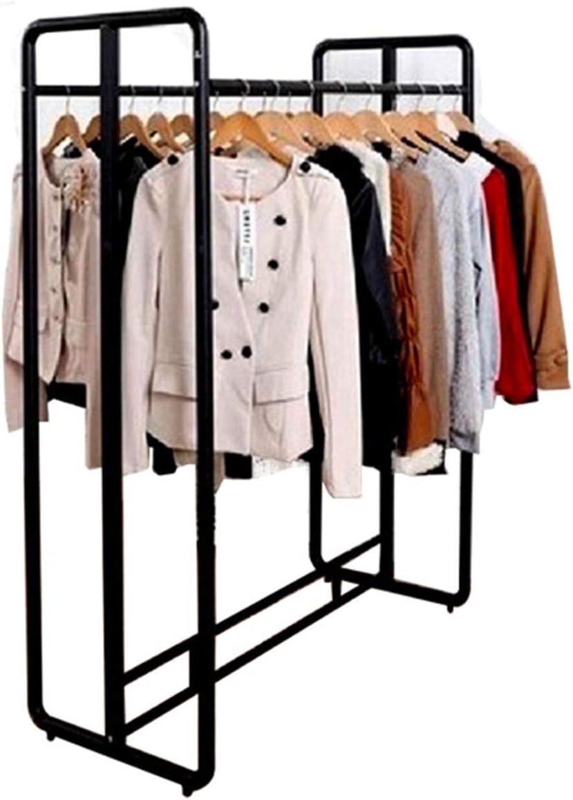 Middai Double Rail Coat Rack, Large Capacity Standing Coat
