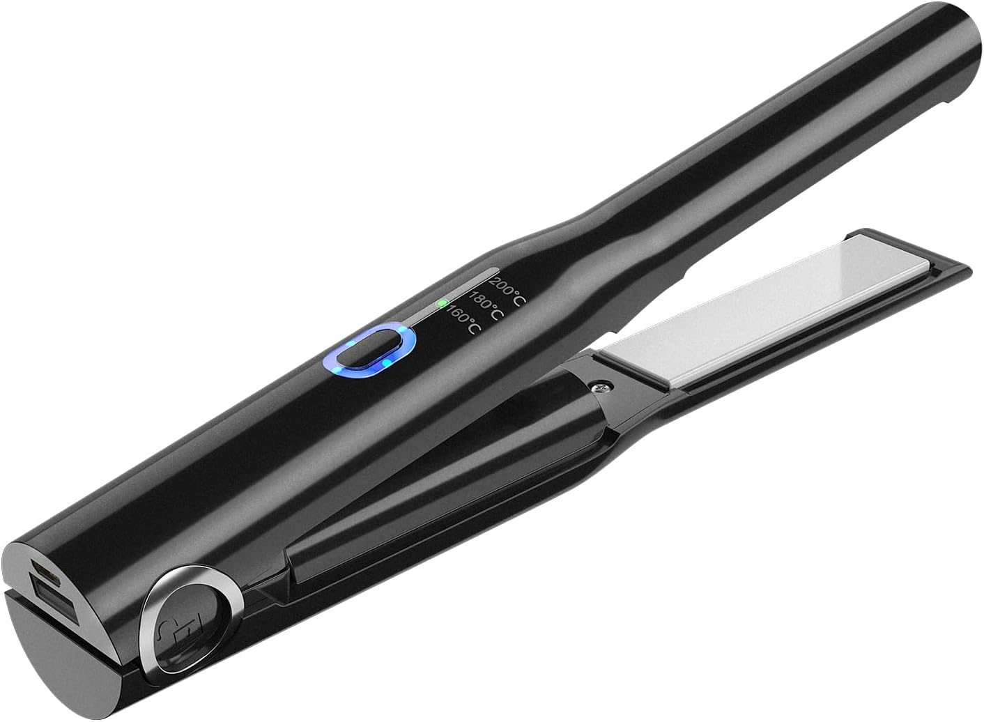Cordless Hair Straightener Portable Hair Straightener Wireless Flat Iron Hair Straightener Mini Travel Flat Iron Rechargeable 3 Adjustable Temperature Straightener
