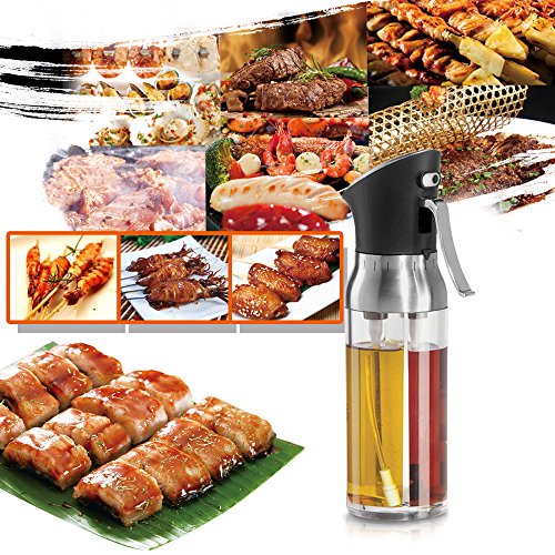 Decdeal Pulverizador de óleo e pulverizador de vinagre 2-em-1 de boa qualidade Pulverizador de azeit