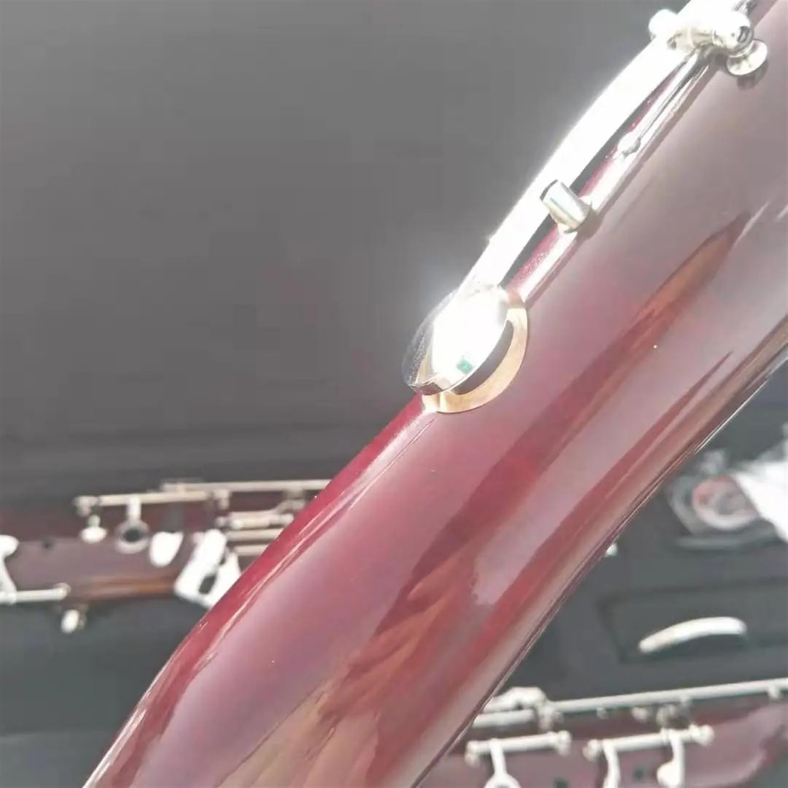 Chiavi Placcate In Argento Fagotto Tono C Fagotto Con Corpo In Tubo Di Legno Di Acero Di Livello Professionale Con Custodia In Tela Fagotto Per Principianti