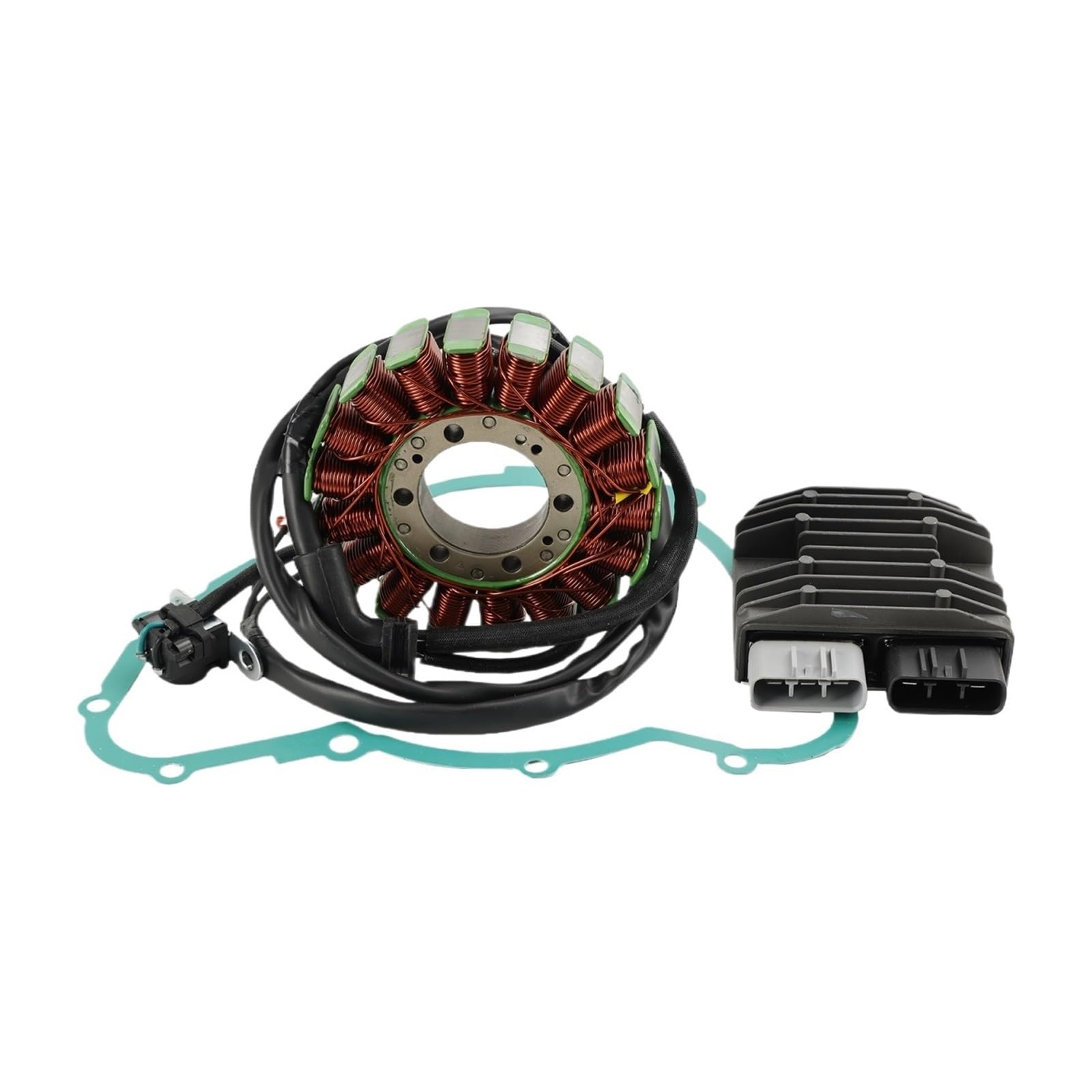 18-pole Alternator Stator & Regulator With Gasket Compatible With Tiger 800 XC XCA XCX 11-20