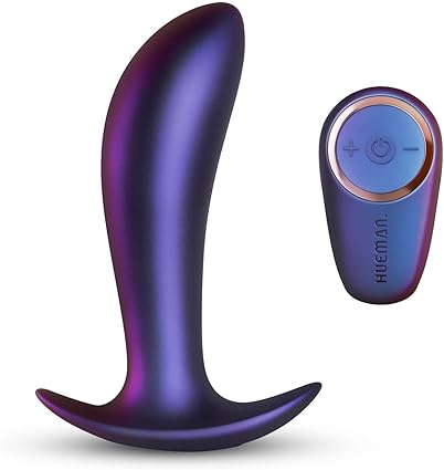 Hueman Uranus Anal Vibrador con Control Remoto Inalámbrico, Vibrador de Próstata para Hombres - Perfecta para La Estimulación de la Próstata, Recargable - Longitud Insertable 10,50 cm - Morado