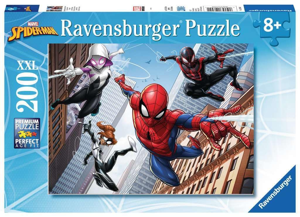 Ravensburger Puzzle Children's Puzzle 200 XXL Pieces Spider-Man and His Team 200 Pieces