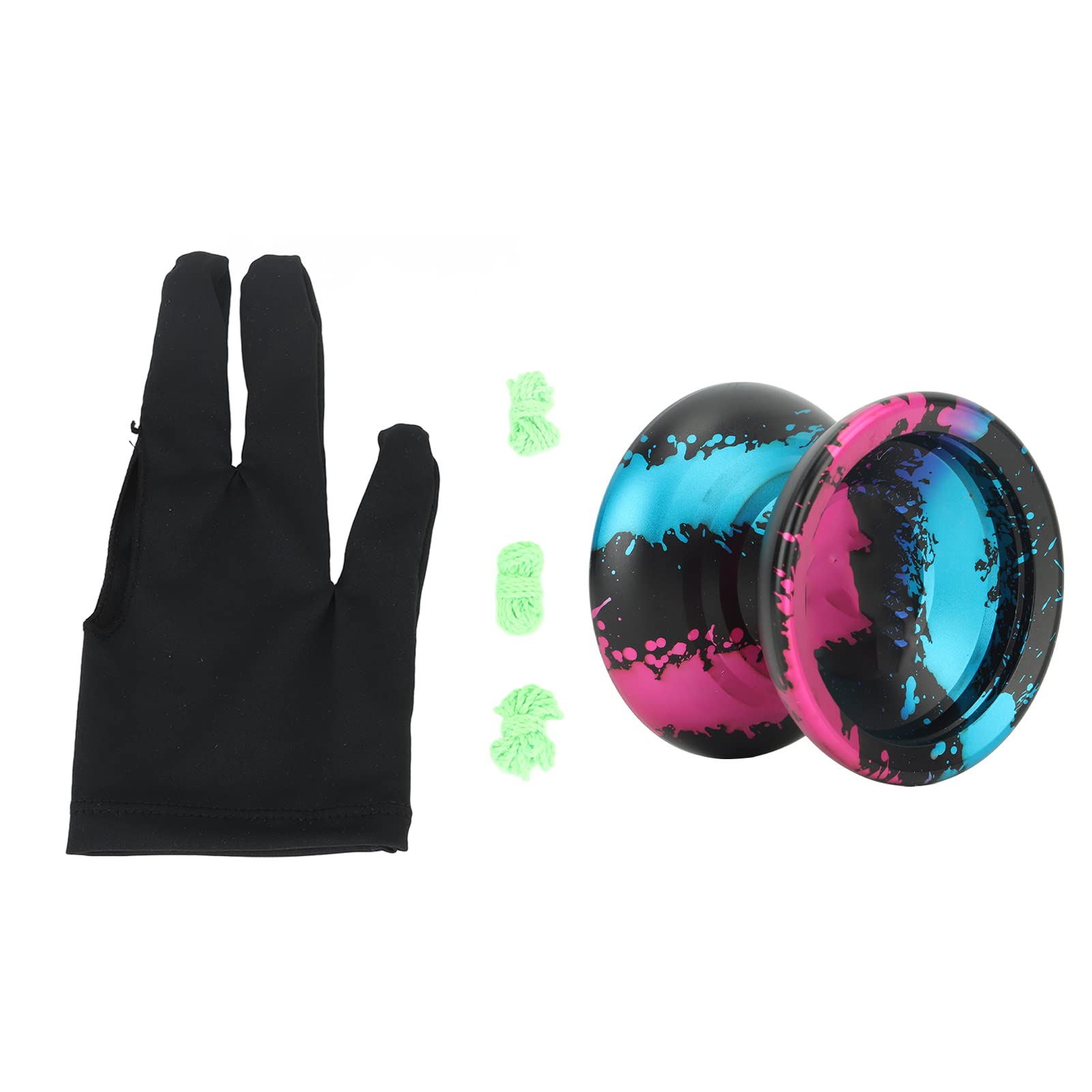 Bleu - Yoyo métallique professionnel en aluminium pour enfants et débutants, accessoires de Bleu - Yoyo métallique professionnel en aluminium pour enfants et débutants, accessoires de