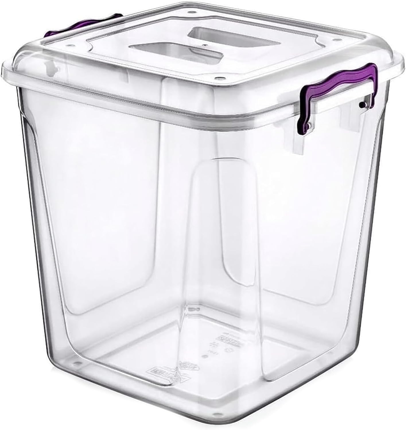 SAFRI 6L - Clear Kitchen Pantry Storage Container Fridge Freezer Dishwasher Microwave Safe Food Storage Box Organizer Meal Carrier (6 Litre Pantry Storage Box) โ image 1