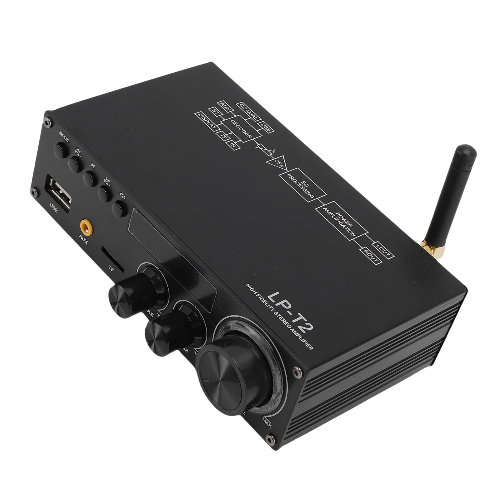 Amplificatore per Prestazioni Hifi, 5.1 Stereo -Slower -E eq Control per Home (Spina europea)