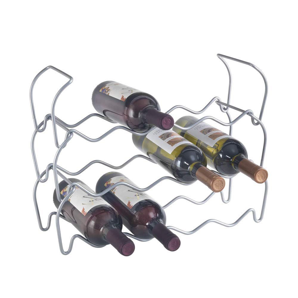 Metaltex Wine-Bar Flaschenregal 3er Set 44x15x13/34 cm Polytherm