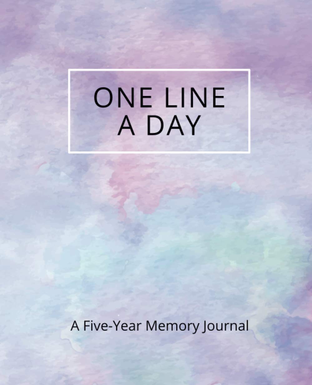 One Line a Day: A Five-Year Memory Journal for Daily Reflection and Mindfulness | Purple Watercolor Edition