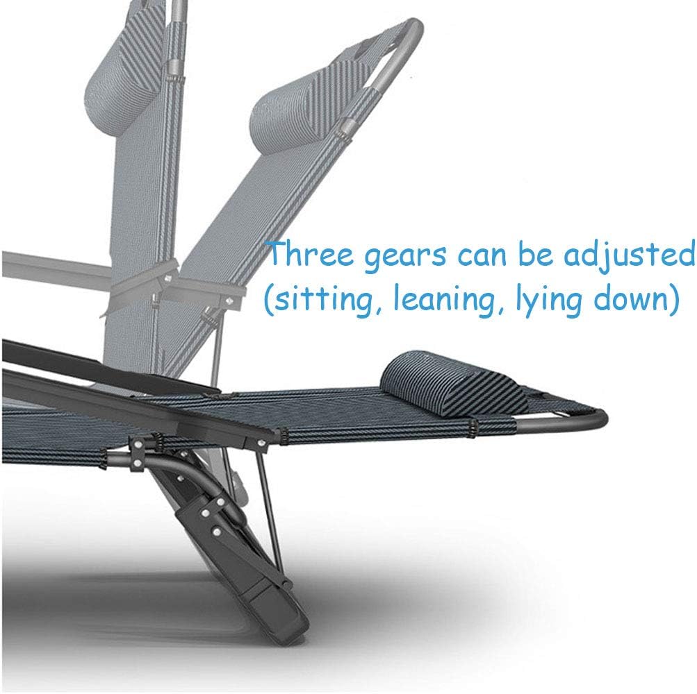 Zero Gravity Chair Patio Folding Lawn Lounge Chairs Outdoor Lounge Gravity Chair Camp Reclining Lounge Chair with Cotton Pad and Pillows，for Poolside Backyard and Beach 330lbs