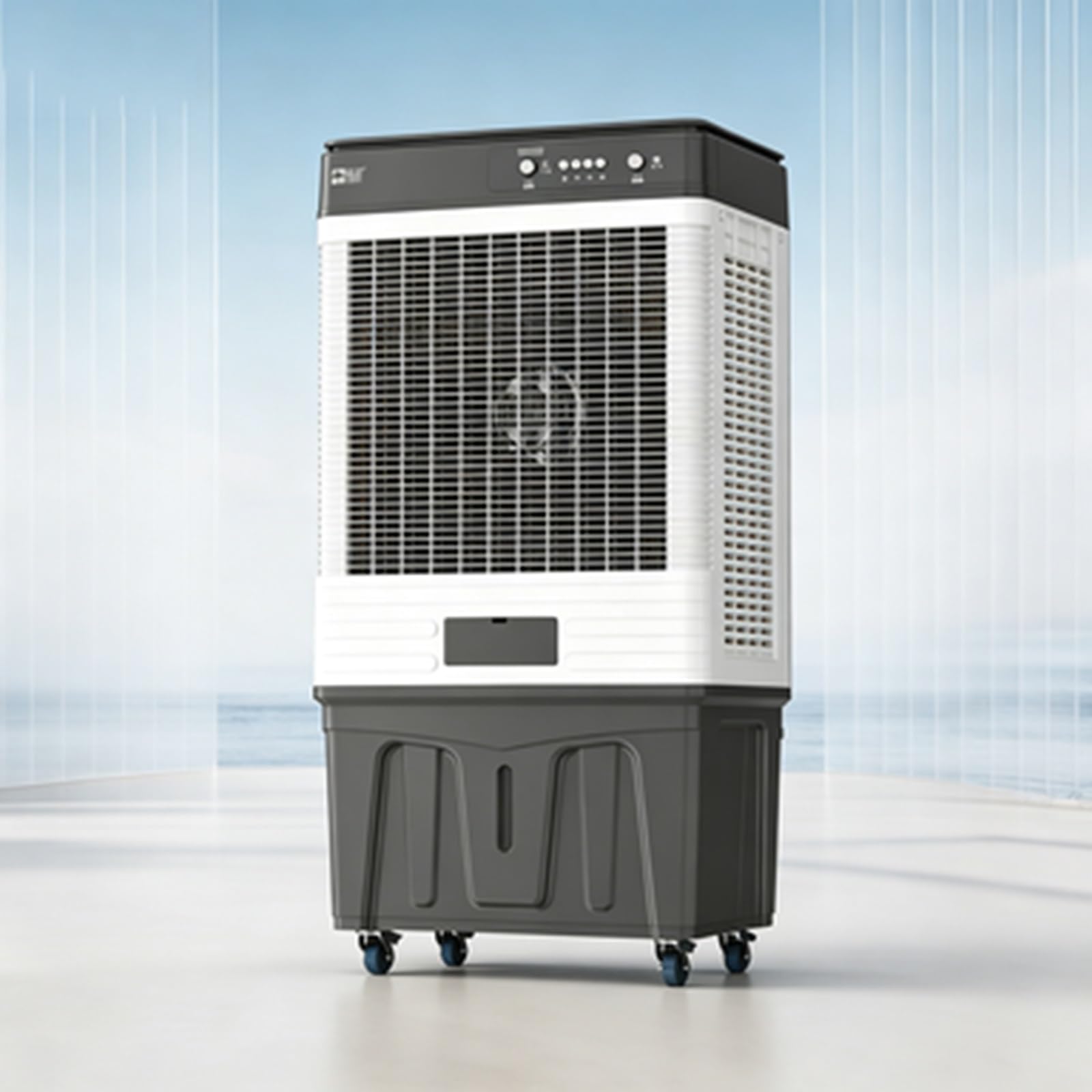 Josogo 2 Mobile Swamp Cooler, Portable Evaporative Water Air Cooler With 360°