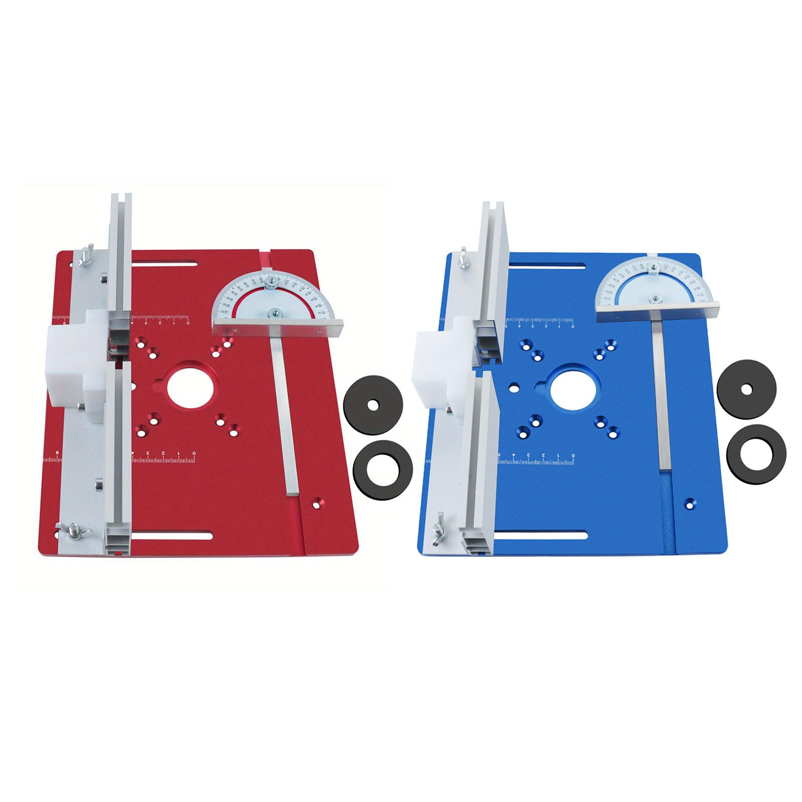 Tavolo per router in alluminio Piastra per inserto Tavolo in metallo per banchi per la lavorazione del legno Piastra per utensili in legno Fresatura per rifilatura Strumento per la lavorazione del