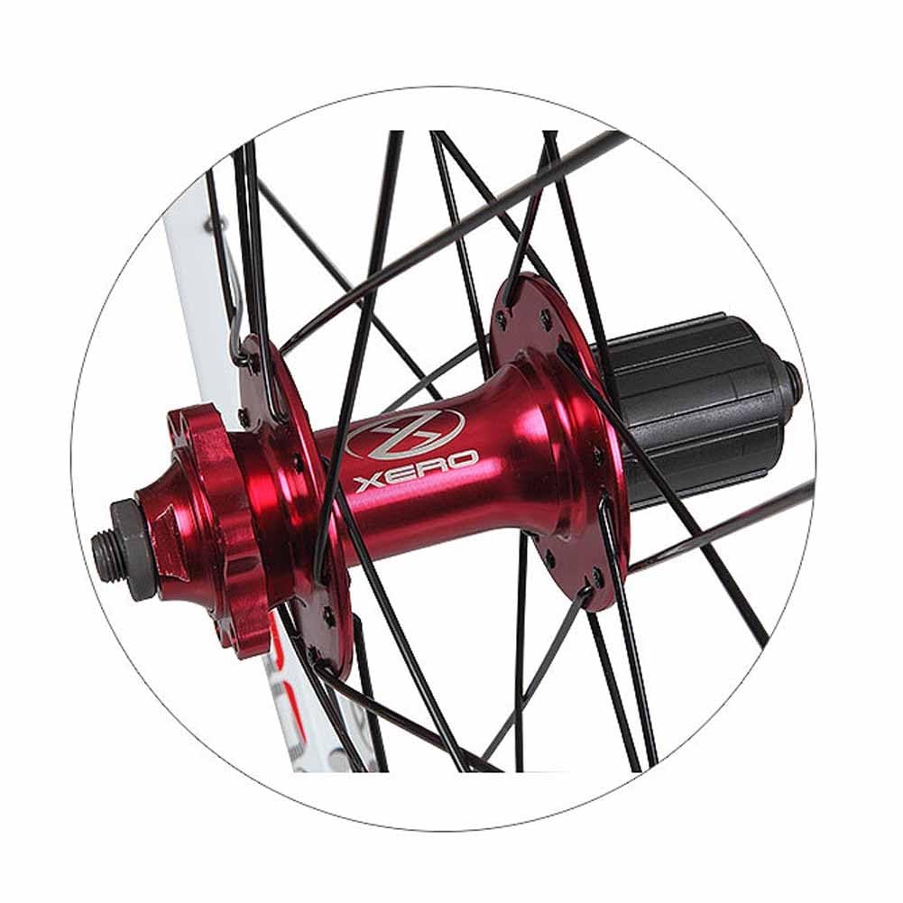 Juego De Ruedas De Bicicleta De Montaña 24", Freno De Disco, Llantas De Aleación De Aluminio De Doble Pared, Liberación Rápida De 100/135mm, Cassette De 7, 8 Y 9 Velocidades