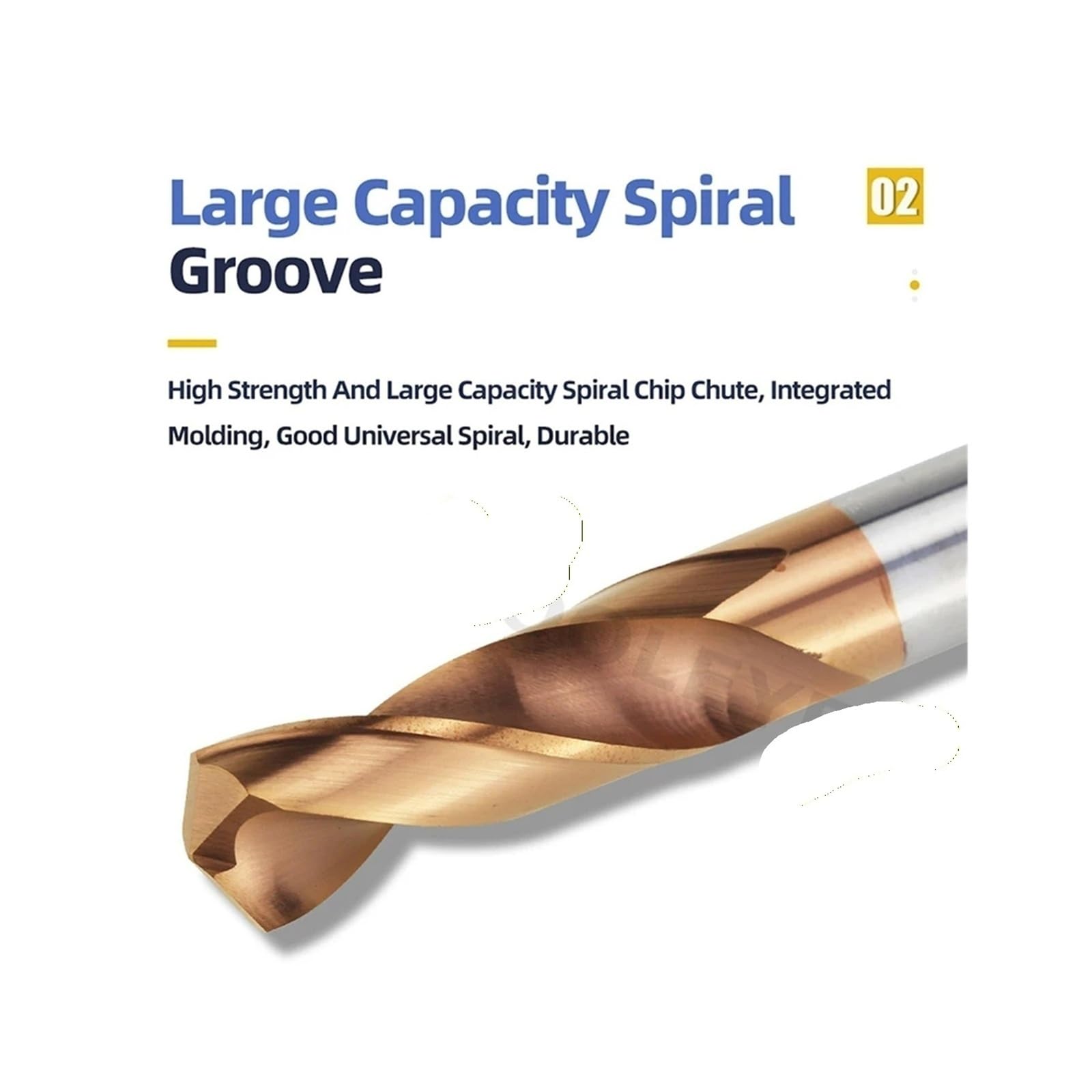 1PCS Punte da trapano in metallo duro Punte in metallo duro Punta elicoidale in acciaio al tungsteno for la lavorazione dei metalli Utensili di perforazione for tornio CNC 1.0-10.0mm(9.5mm)