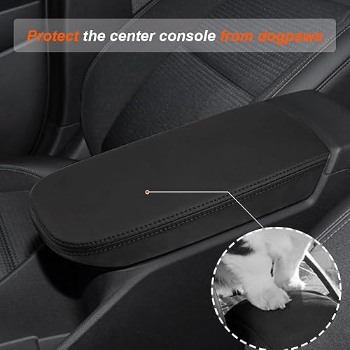 Miniatura 3 de DEYTOP Funda de consola central para Chevy Trax 2024, accesorios para reposabrazos de automóvil para Chevy Trax, protector de reposabrazos de cuero