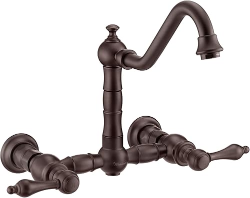 Miniatura 2 de WHKWLV3-9402-NT-BN - Grifo de montaje en pared, níquel cepillado