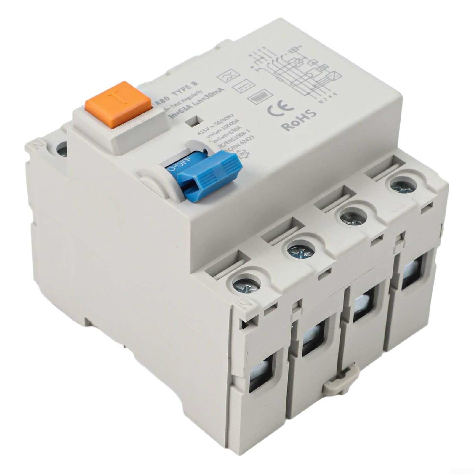 Fehlerstromschutzschalter 63A für PV-Anlagen Inverter