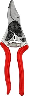 FELCO 6 kompakte Bypass-Baum-, Reb- und Gartenschere für mittelgroße Hände, für Rechtshänder, gehärtete Stahlklinge, Griff aus geschmiedetem Aluminium, ergonomischer Schneidkopf, Swiss Made Qualität