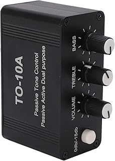 Mini Stereo Preamplifier, Mini Stereo Audio Preamplifier, Mini Electronic Audio Stereo Preamplifier Small Headphone Amplifier DC Power Supply Input Output for Speakers Subwoofers