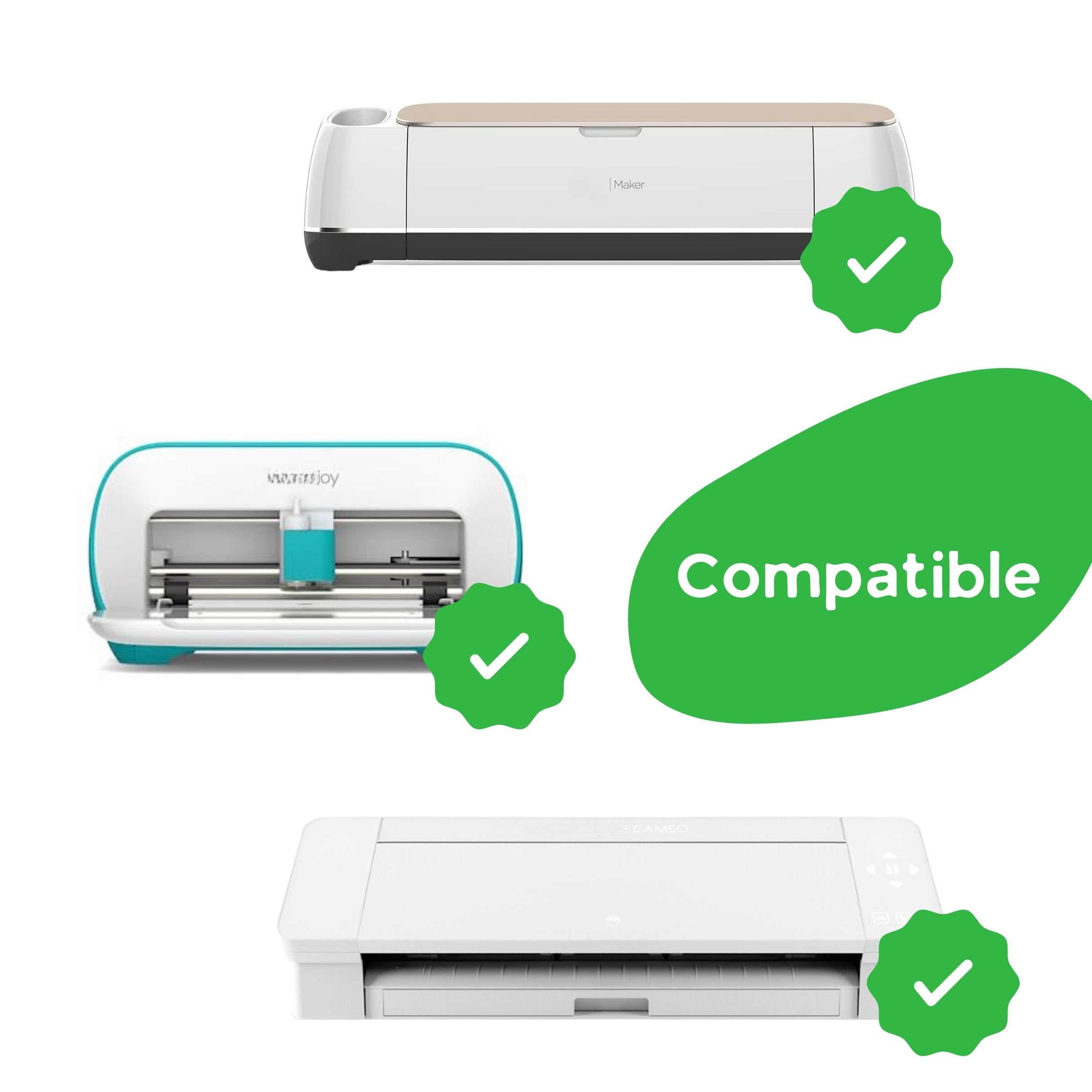 Kit di accessori per Cricut Joy/Maker – Organizer compatto Scrapbooking Feltri, Strumenti e Vinile
