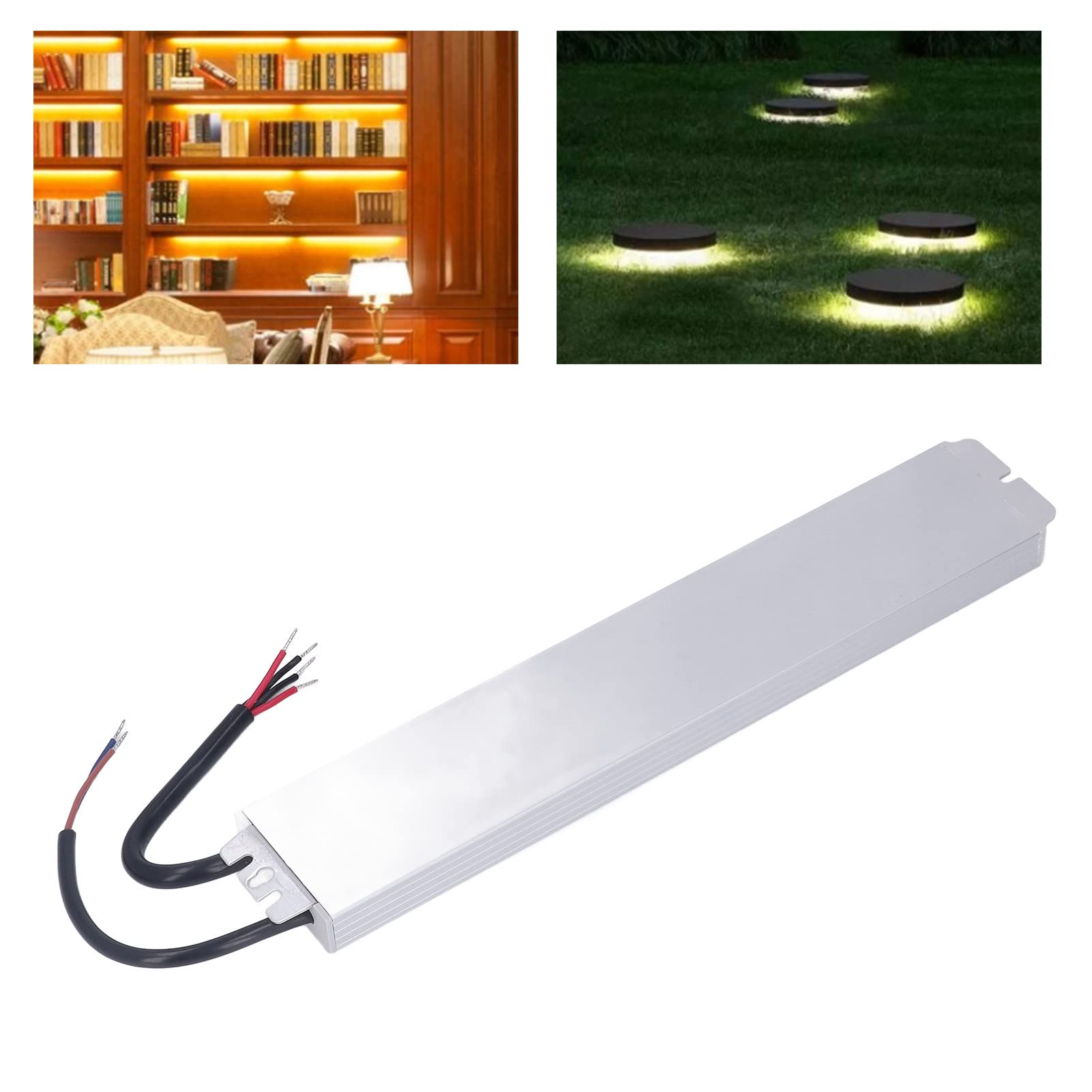 Cocoarm Alimentatore LED Driver LED Impermeabile Convertitore CA-CC in Alluminio Da 240 W Da 180 a 264 V CA IP68 5 modalità di Protezione per Scatola Luminosa a Strisce Illuminazione Esterna (DC12V)