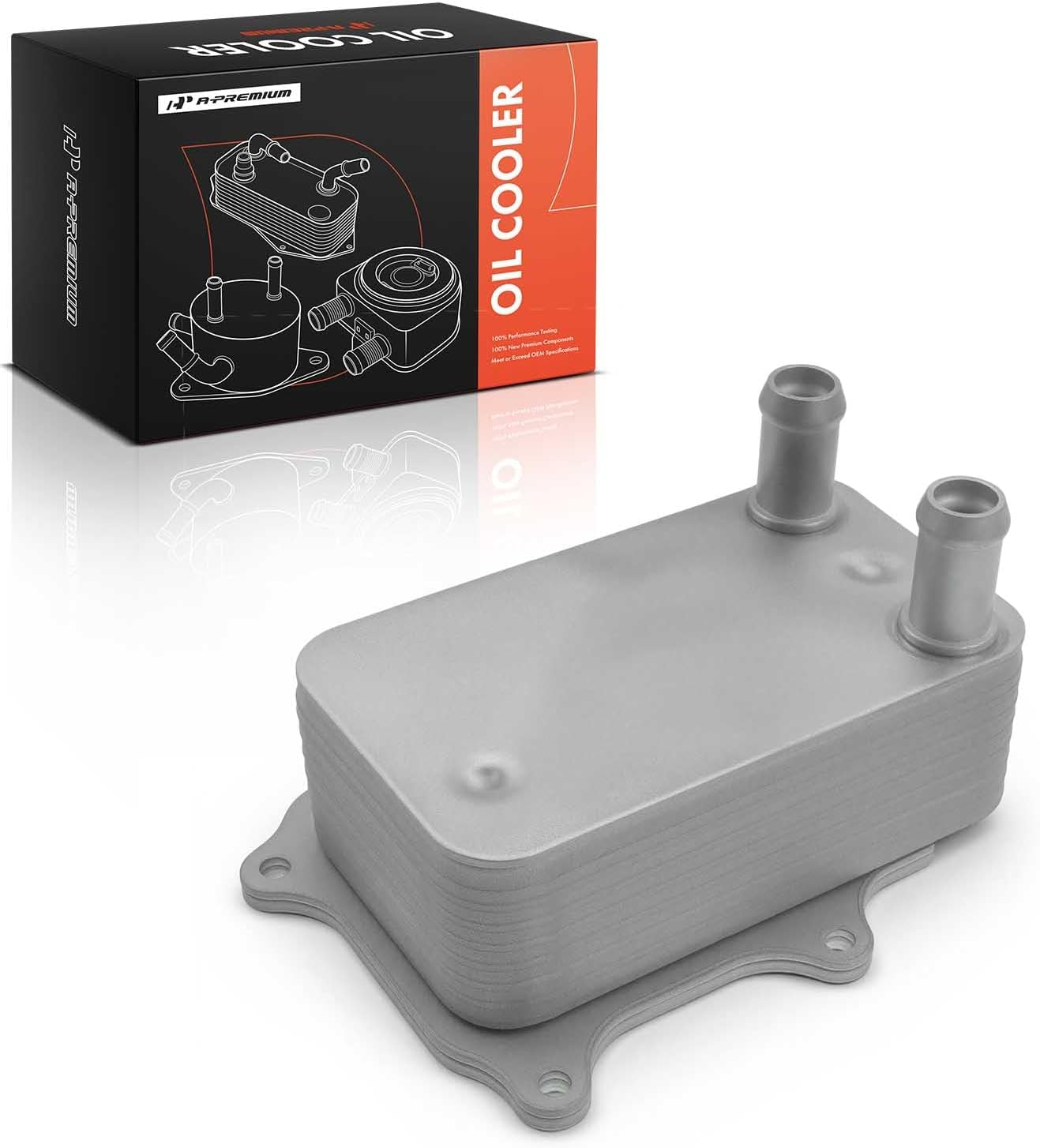A-Premium Engine Oil Cooler Compatible with Ford, Lincoln