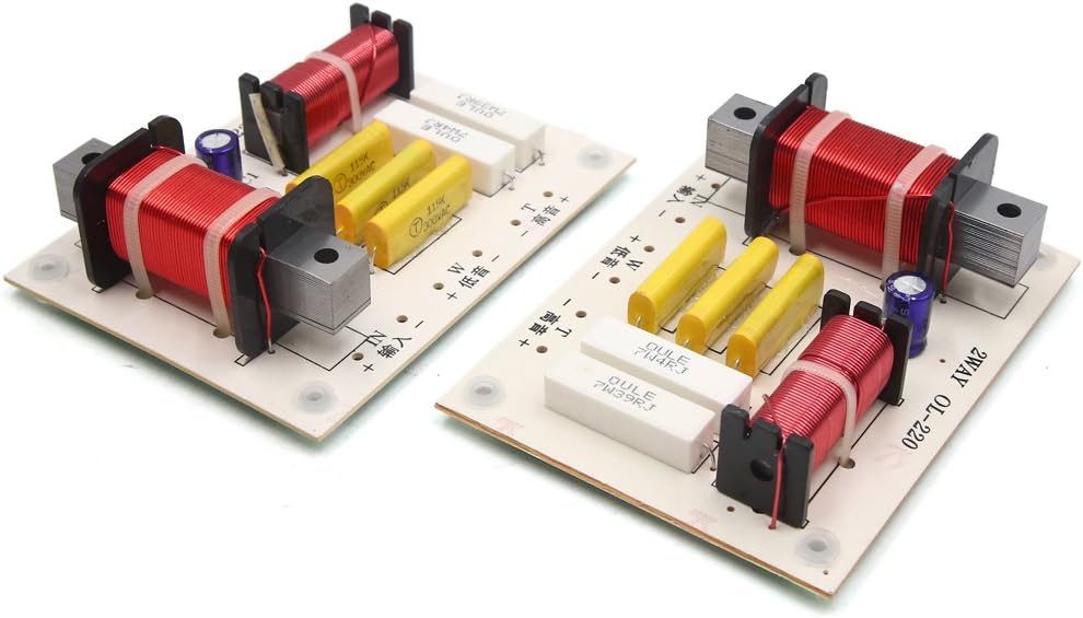 2pcs 2 Way 12V 180W Frequency Divider Audio Speaker Crossover Filters for Car (id: 841 940 6d5 afc 041