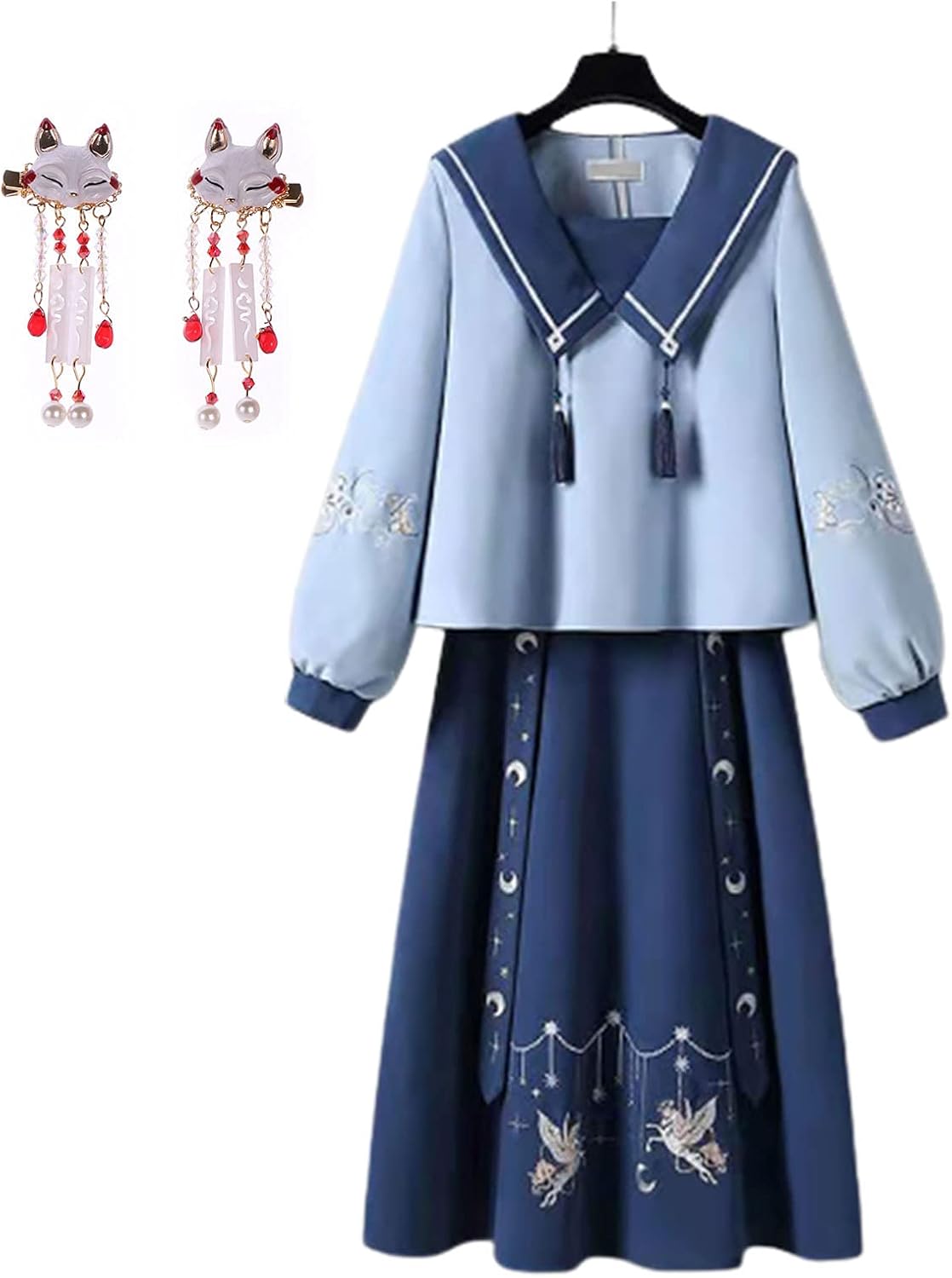 REFLEMxDimMoire ロゴ刺繍セーラーセットアップ 正規品 REFLEM