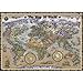 Yingxin34 Puzzle familiare da 4000 Pezzi Puzzle della Mappa delle Montagne del Mondo per Bambini e Famiglie