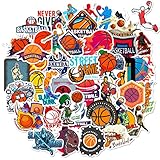 Basketball Sticker Pack for Basketball Lovers Teens Students - 50Pcs Basketball Themed Stickers and