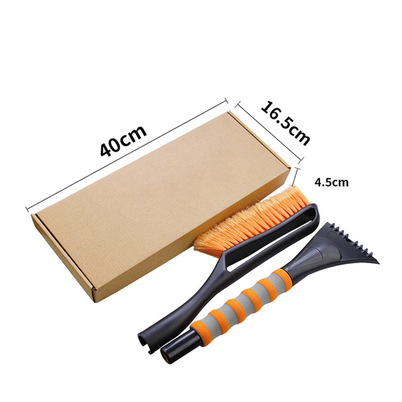 Brosse à Neige pour Pare-Brise Brosse de Nettoyage de Voiture Grattoir à Glace Pelle à Neige détachable Poussière de Neige Supprimer la Brosse Pare-Brise Automatique Gel Brosse à Neige Pelle (Color