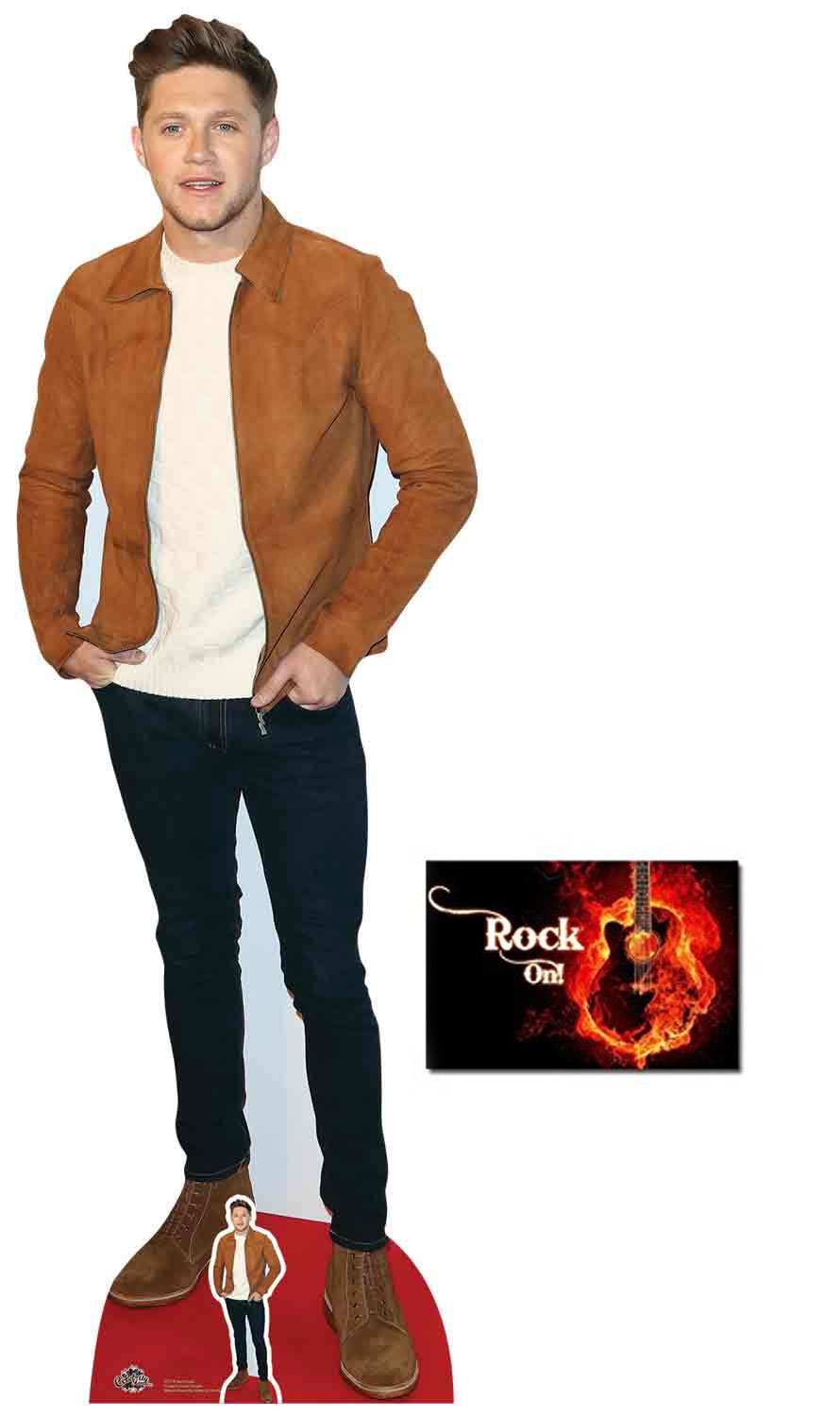 Bundlez-4-Fanz Fan Packs Multicolor Fan Pack - N. Horan Suede Jacket Lifesize And Mini Cardboard Cutout/Standup/Standee - Includes8x10 Star Photo