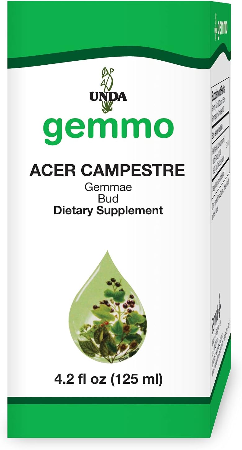 UNDA Gemmo Therapy Acer Campestre | Field Maple Bud Extract | 4.2 fl. oz.