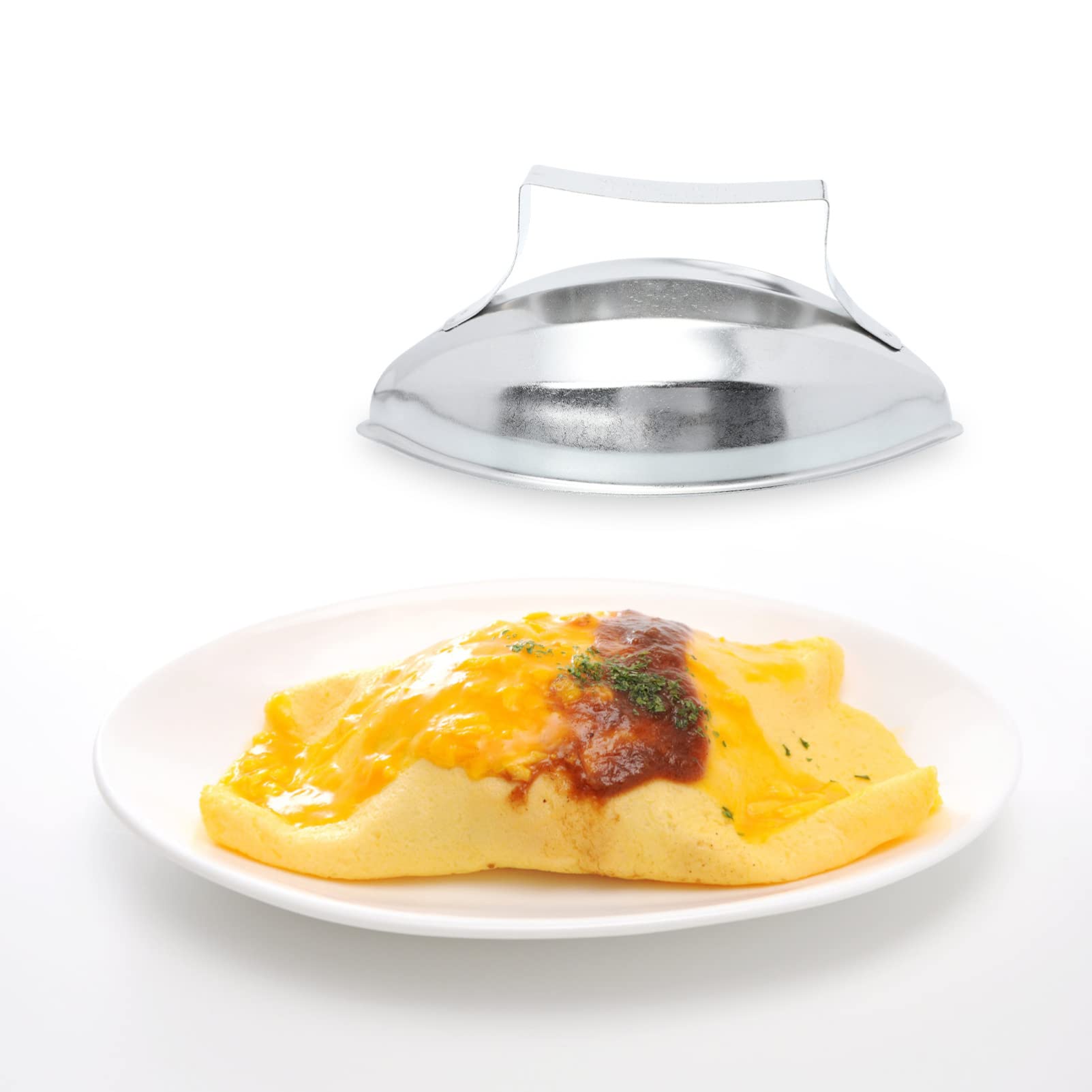 Omurice Molde de Acero Inoxidable Papaya Arroz Molde Japonés Rollos de Sushi Forma de Barco Onigiri Maker Sushi Herramienta de Bricolaje for Cocina Principiante Plata/638
