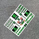 (WSY)SZKステッカー 車/バイク用 クリアフィルム 転写 防水カッティング ステッカー (グリーン)