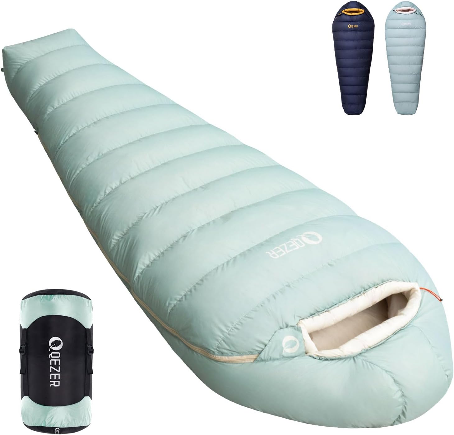 Down Sleeping Bag for Adults with 620 Fill Power Down Ultralight Mummy Backpacking Sleeping Bag