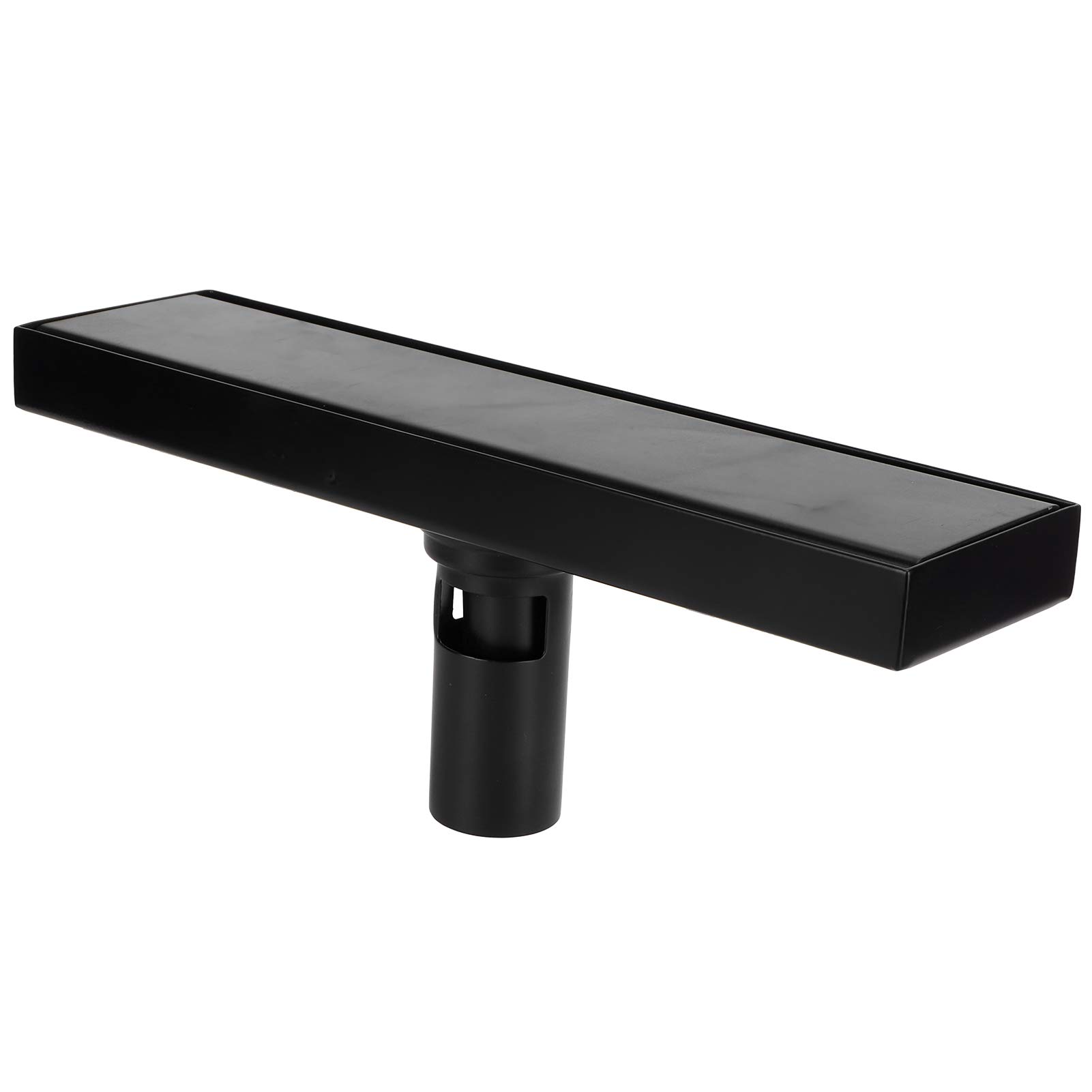 Desagüe Lineal de Suelo de Acero Inoxidable 304, Sumidero | de Drenaje para Baño, Antiolor y Antiatascos, Acabado Negro Resistente