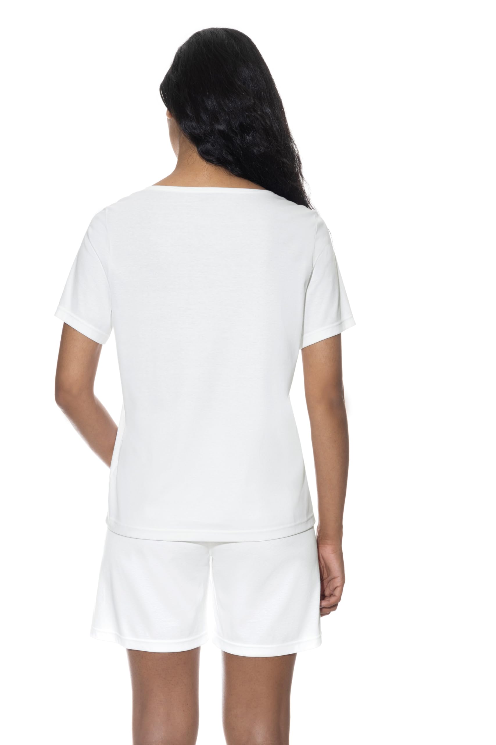 Mey Damen T-Shirt - Homewear Oberteil Kurzarm aus 100% Bio-Baumwolle - GOTS Zertifiziert - Serie Sleepsation - 17213
