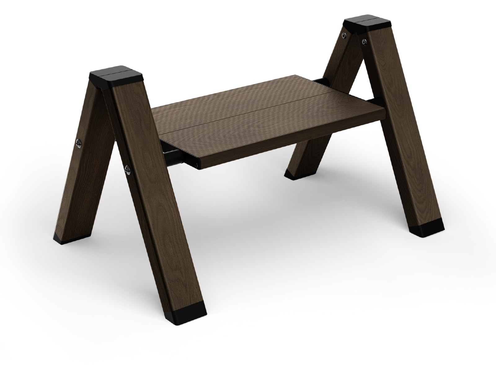 Aluminum Portable Step Stool, Foot Stool, Lightweight Foldable Foddler Stepping Stool, 220 lbs Capacity Step Stool for The Kids, Indoors and Outdoor,Kitchen, Bedroom, Office, Rv