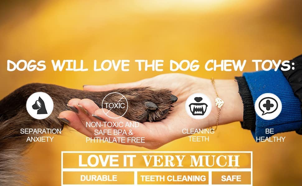 Image of Puppies Bone Shape chew Toy | Interactive and Sound Foam Rubber chew Toy I for Puppy, Small Dogs & Pets - 1Pcs (Combo-I)